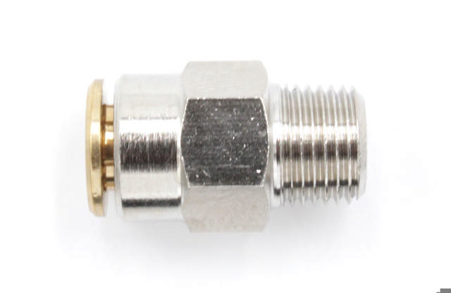 Lynfitt. Lige 1/8 for 4mm slange