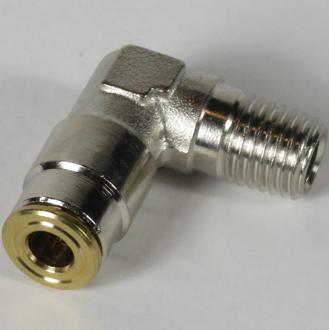 Lynfitt. fast vinkel 8x1 for 4 mm slange