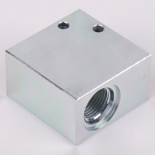 Ventilblok Stål 1/2