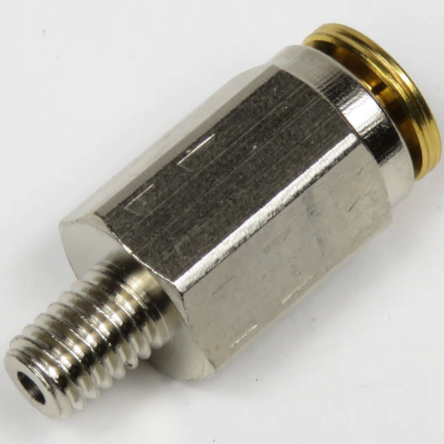 Lynfitting Lige M6 x1 for 6 mm
