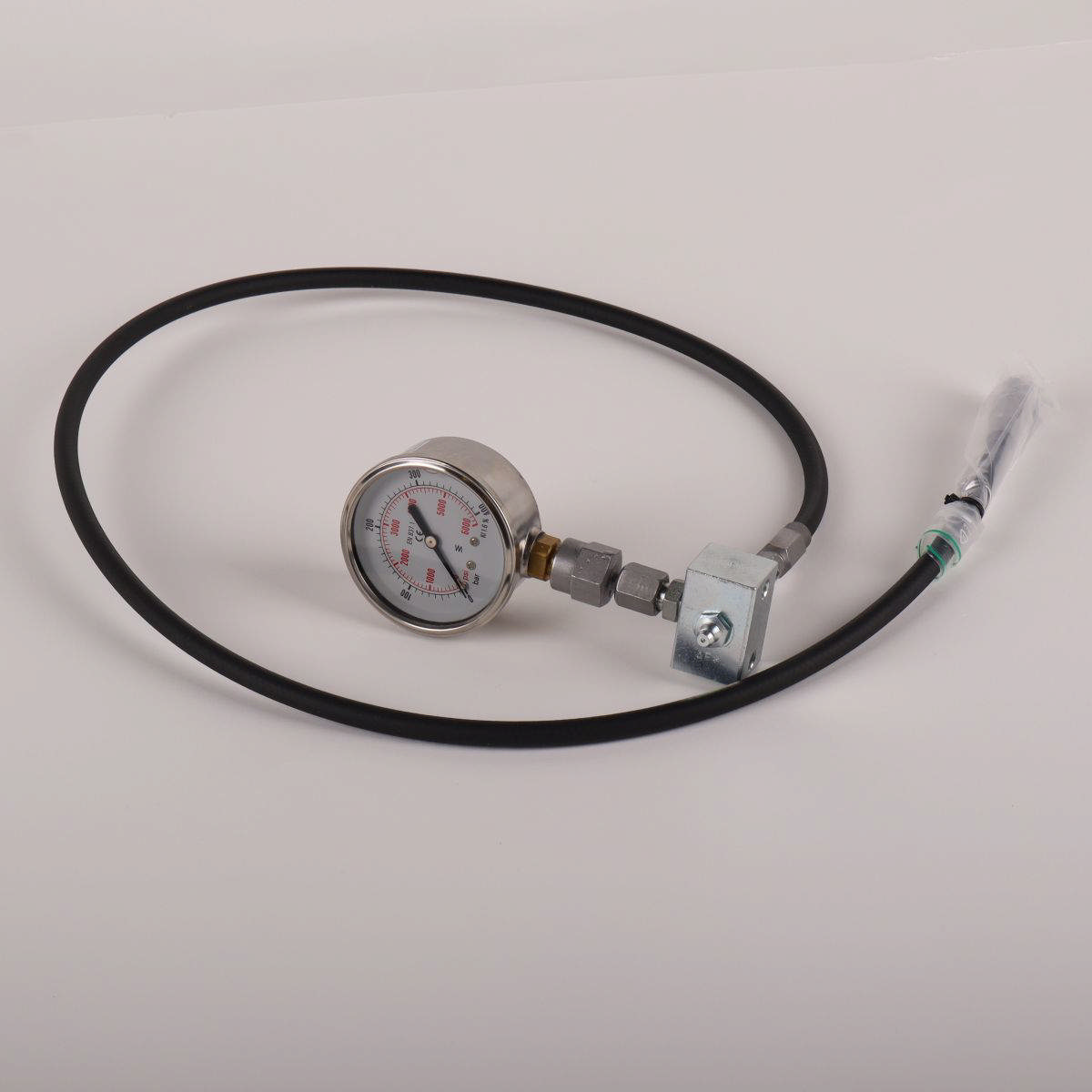 Cen smør Testslange inkl manometer