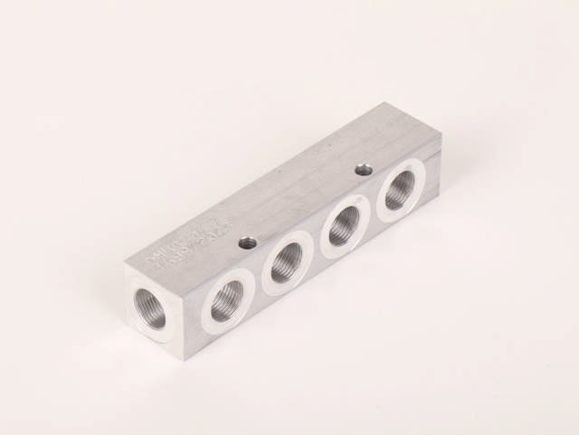 Samleblok - raw aluminium