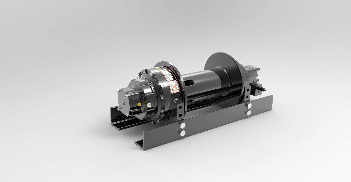 Hydraulisk trækspil m. manuel kobling