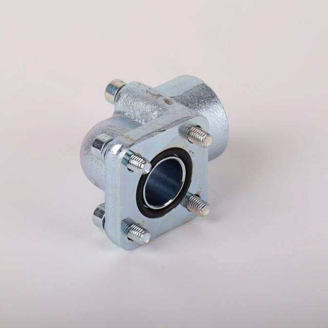 Portflange-vinkel stål 2xm8x25 + 2xm8x60