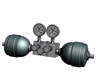 Affjedering 2 x 0,7 l
